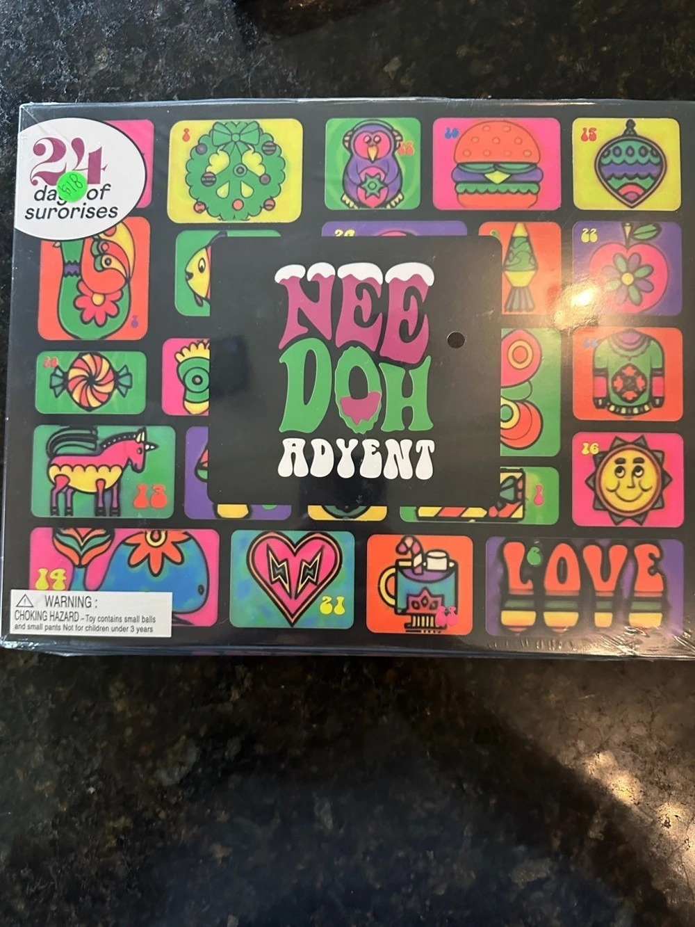 NeeDoh Advent Calendar Board Game Multicolor